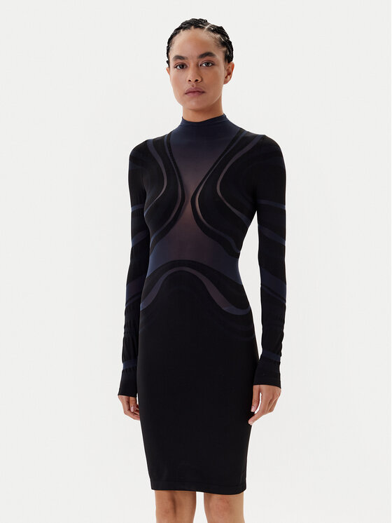 Wolford Wolford Koktélruha Venus 57178 Sötétkék Slim Fit