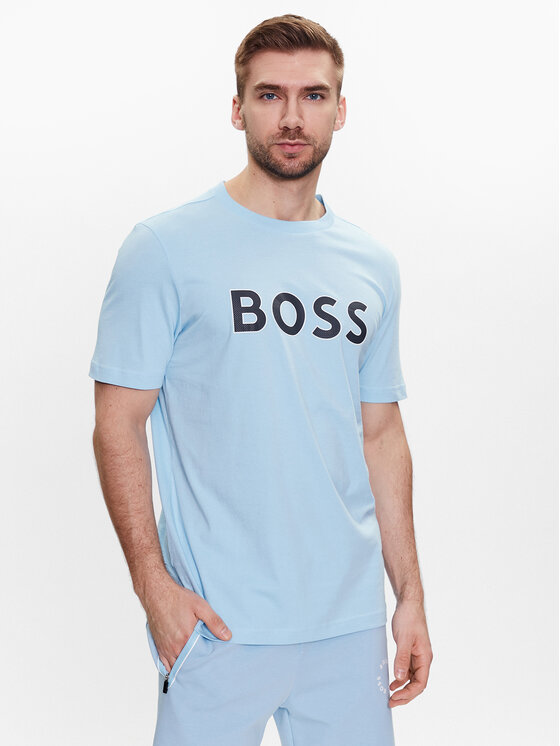 Boss Majica 50488793 Modra Regular Fit