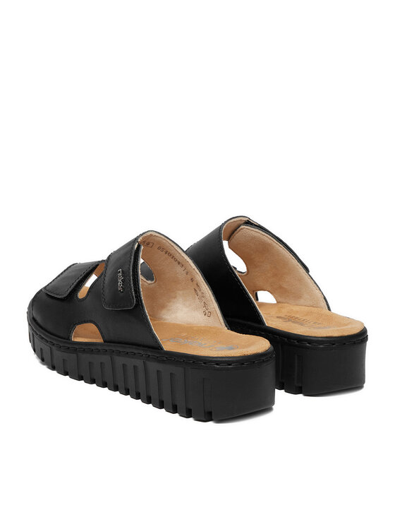 Rieker Rieker Pantoletten CEO-V1392-00 Schwarz