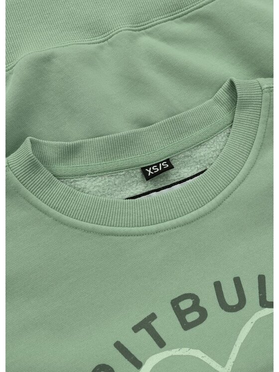 PITBULL PITBULL Bluza MANZANITA HEART Zielony Regular Fit