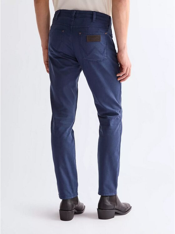 Wrangler Wrangler Jeansy Larston Niebieski Slim Leg