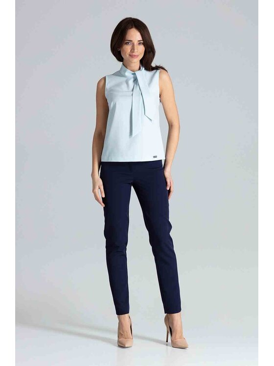 Lenitif Lenitif Blusa K481 Blu Regular Fit