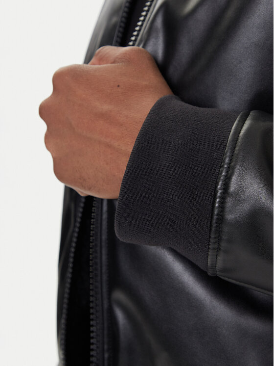 Versace Jeans Versace Jeans Μπόμπερ μπουφάν 79GAS407 Μαύρο Regular Fit