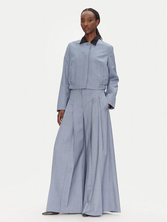 BOSS BOSS Штани палаццо Tetosa1 50545699 Голубий Wide Leg