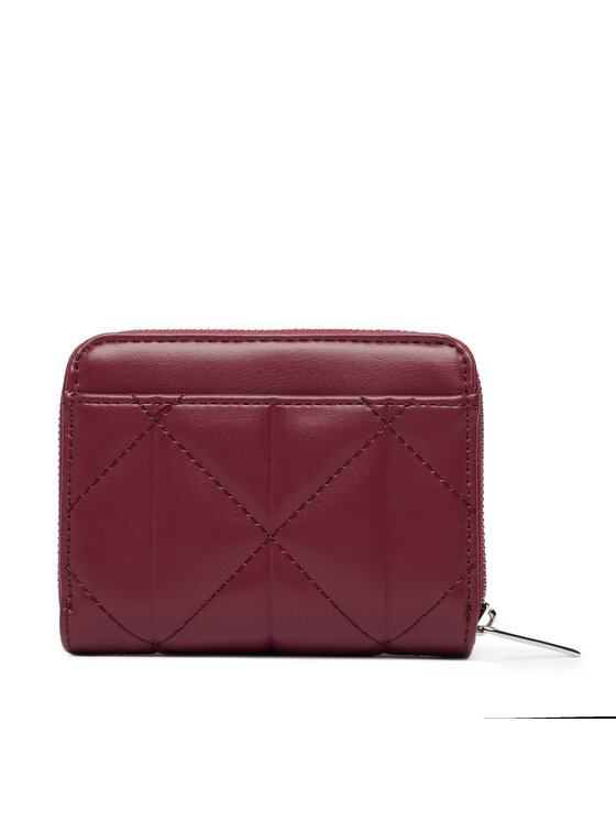Calvin Klein Calvin Klein Portofel Quilted Flap Zip Around LV04F1124G Vișiniu