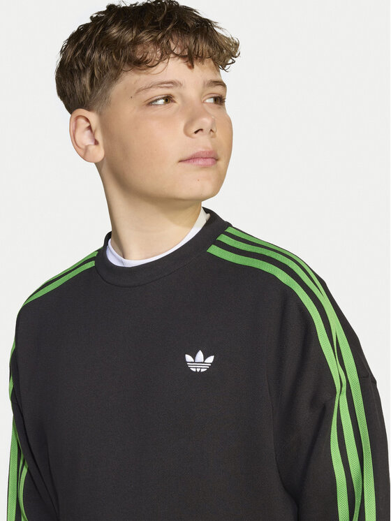 adidas adidas Pulóver Minecraft JW7723 Fekete Loose Fit