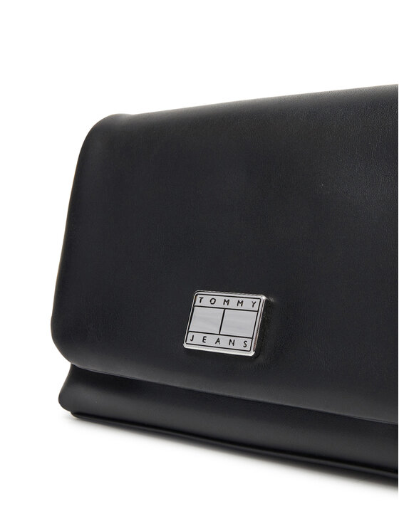 Tommy Jeans Tommy Jeans Handtasche Tjw American Cool Flap Crossover AW0AW17550 Schwarz
