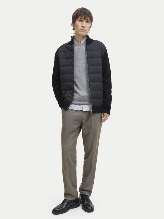 Jack&Jones Jack&Jones Sweater Merino 12216817 Szürke Regular Fit