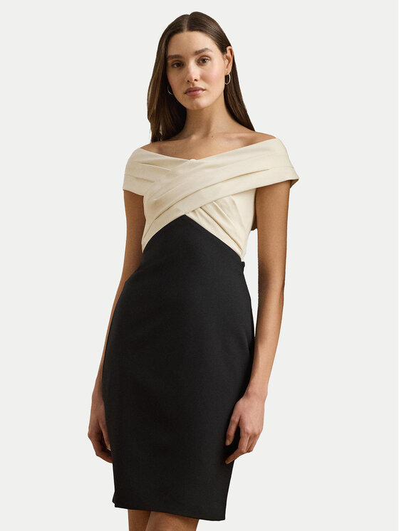 LAUREN RALPH LAUREN LAUREN RALPH LAUREN Koktejlové šaty 253963476001 Černá Slim Fit