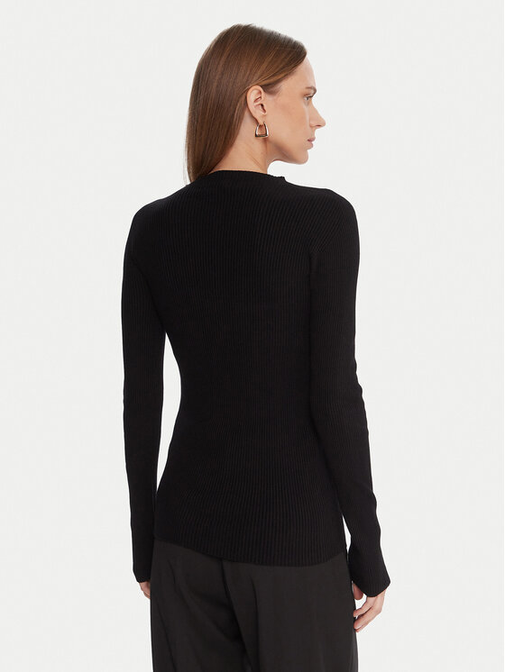 Kontatto Kontatto Maglione 3M0809C Nero Slim Fit