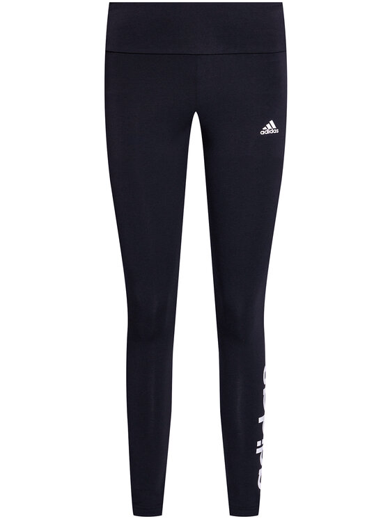 adidas adidas Legíny Loungewear Essentials Logo GL0633 Černá Slim Fit