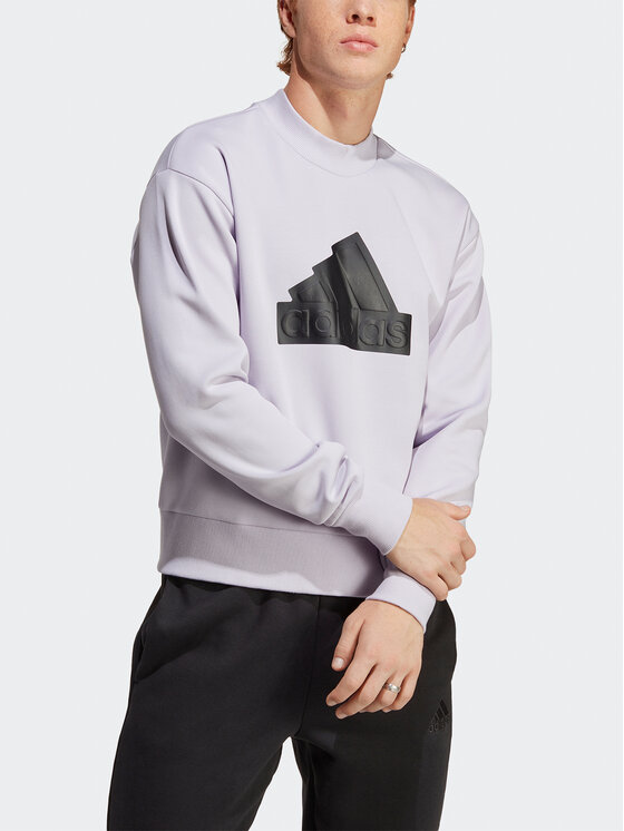 adidas adidas Jopa Future Icons Badge of Sport Crew Sweatshirt IC3743 Vijolična Regular Fit