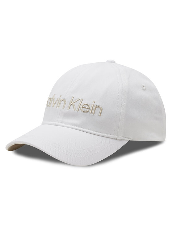 Calvin Klein Calvin Klein Nokamüts Must Minimum Logo K60K610613 Valge kuld