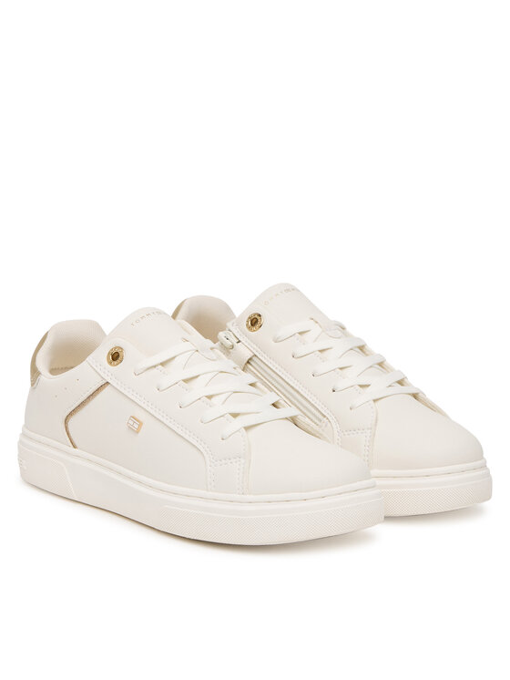 Tommy Hilfiger Tommy Hilfiger Sneakersy Low Cut Lace-Up T3A9-34248-1355 D Biały