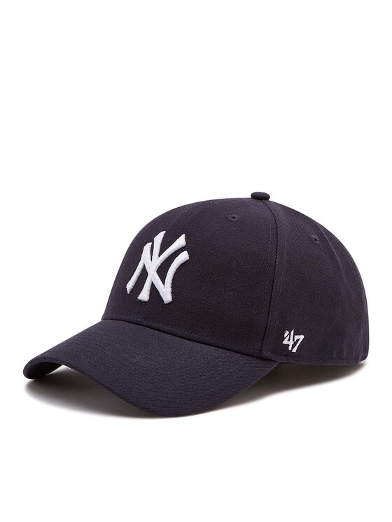 47 Brand Kepurė su snapeliu New York Yankees B-MVPSP17WBP-NY Tamsiai mėlyna