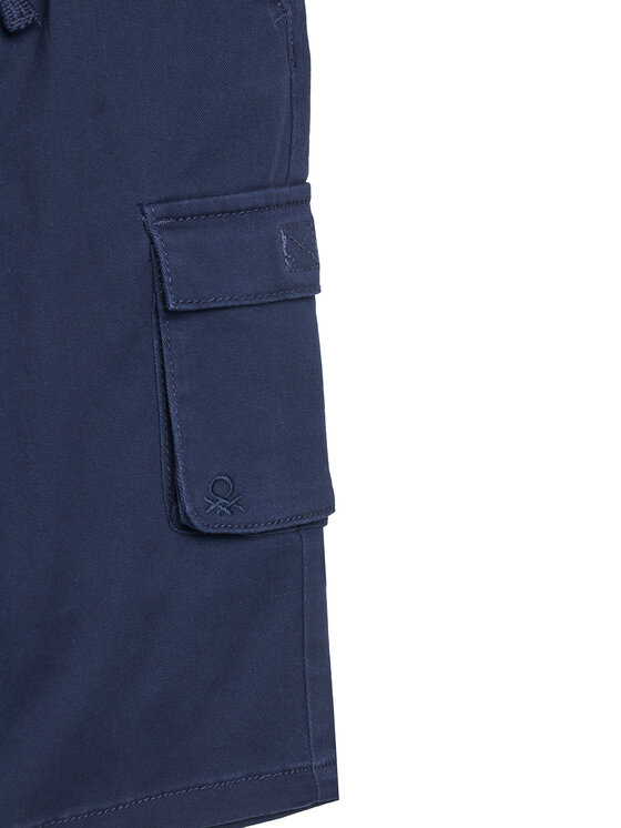United Colors Of Benetton United Colors Of Benetton Pantaloni di tessuto 4TCGGF02B Blu scuro Regular Fit
