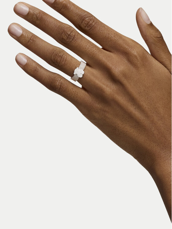 TOUS TOUS Ring Icon Mesh 1000168812 Silberfarben