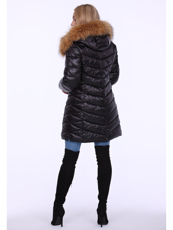 Perso Perso Dámská bunda BLH220036FF Černá Regular Fit