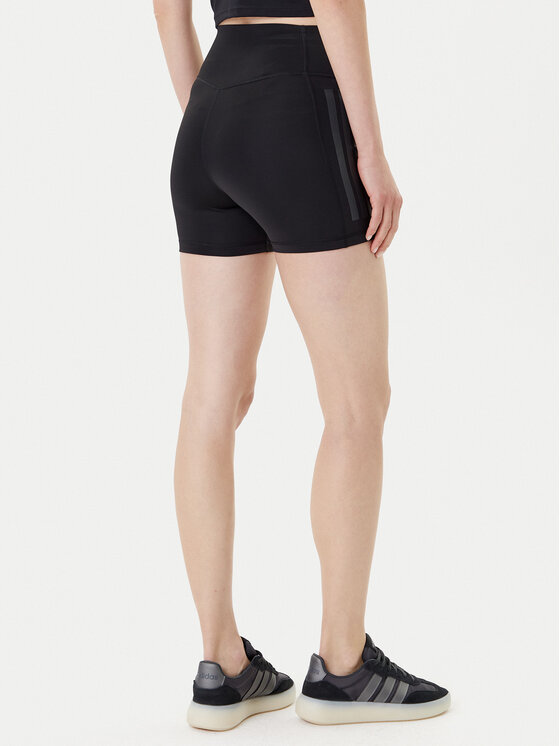 adidas adidas Велосипедки Optime 3-Stripes JG6144 Чорний Slim Fit