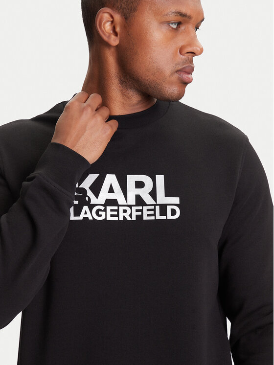 KARL LAGERFELD KARL LAGERFELD Bluza 705091 553917 Czarny Regular Fit