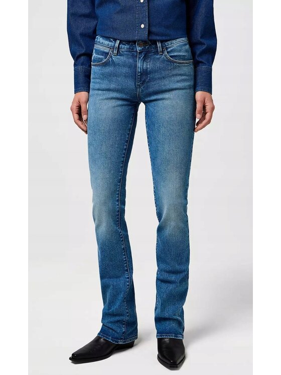 Wrangler Wrangler Jeansy Bootcut 625 Niebieski Bootcut Fit