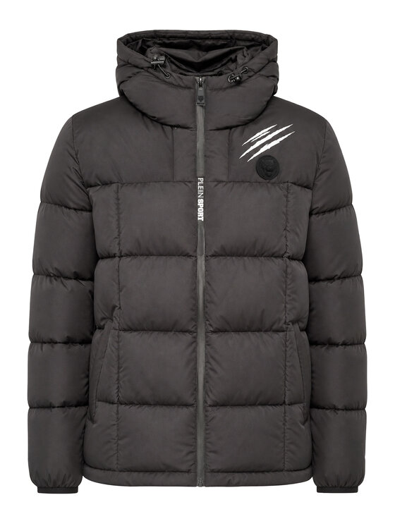 Plein Sport Plein Sport Vatovaná bunda 24021 Černá Regular Fit