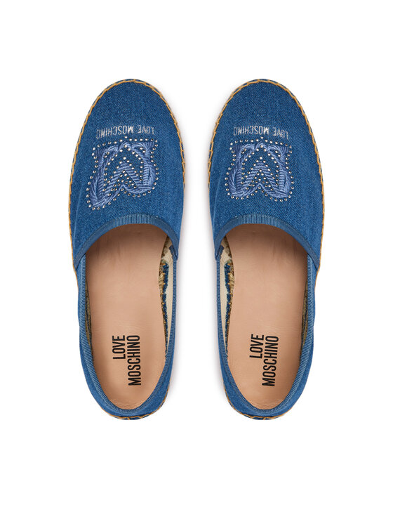 LOVE MOSCHINO LOVE MOSCHINO Espadrilky JA10532G0OJO5700 Modrá