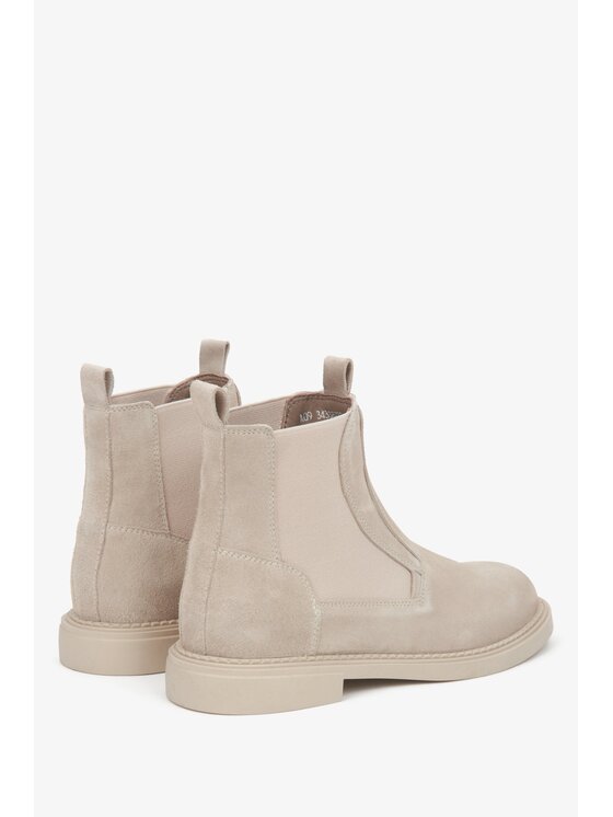 Estro Estro Μποτάκια με λάστιχο ER00116564 Μπεζ