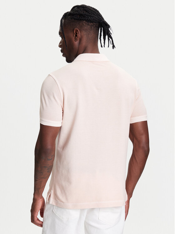 United Colors Of Benetton United Colors Of Benetton Тениска с яка и копчета 3089U302D Розов Regular Fit