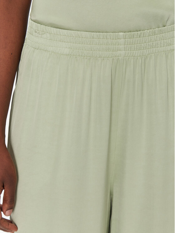 ViCOLO ViCOLO Bavlnené nohavice TD0008 Zelená Relaxed Fit