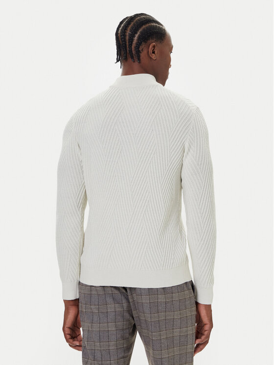 Bugatti Bugatti Rollkragenpullover 7700-85542D Beige Regular Fit