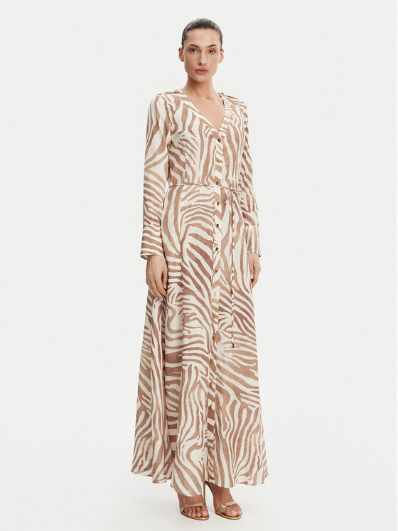 Marciano Guess Marciano Guess Hemdkleid 5GGK08 7314A Beige Regular Fit