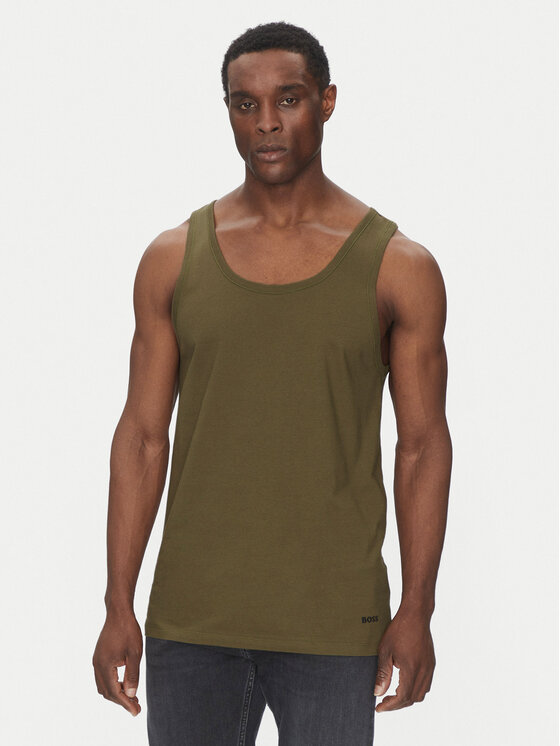 BOSS BOSS Set 3 majic brez rokavov Tank Top 3P Classic 50475278 Pisana Regular Fit