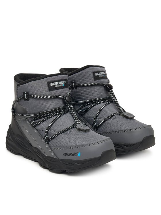 Skechers Skechers Snehule Turbo Tread 406385L CCBK Sivá
