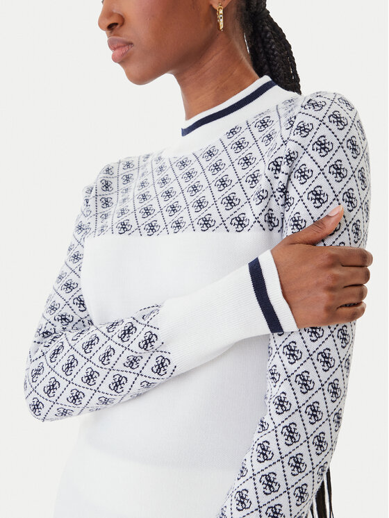 Guess Guess Maglione W5BR24 Z3JD2 Écru Slim Fit