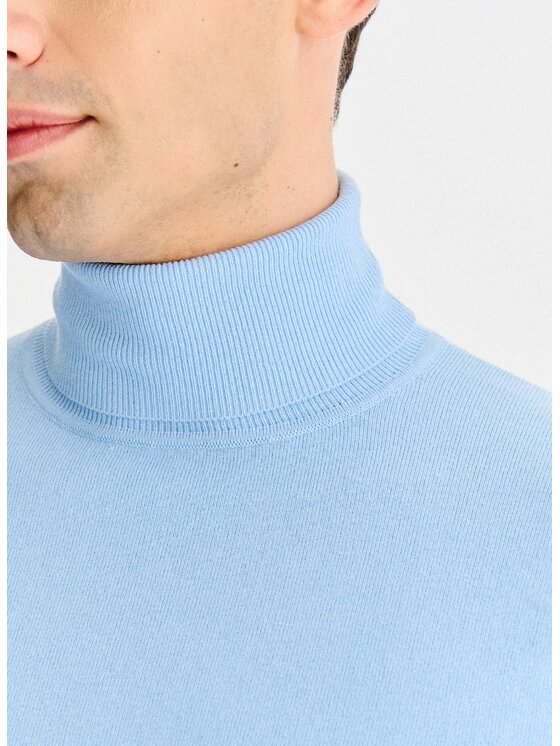 Pako Lorente Pako Lorente Sweter P25WB-2X-025 Niebieski Classic Fit