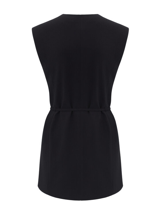 KMX KMX Kamizelka 192730007 Czarny Fitted Fit