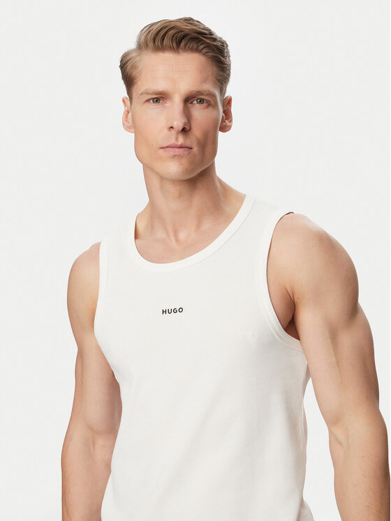 HUGO HUGO Trikó Dapota 50563744 Krém Slim Fit