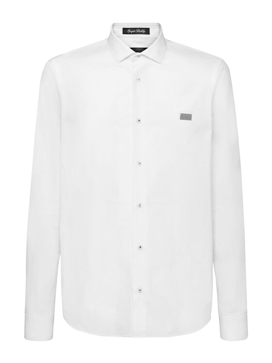 PHILIPP PLEIN PHILIPP PLEIN Košeľa 1779 Biela Fitted Fit