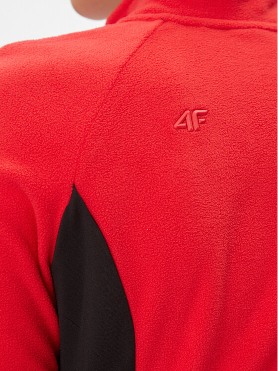 4F 4F Thermoaktive Unterwäsche Oberteil 4FAW23UFLEF032 Rot Slim Fit