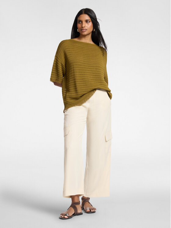 Elena Mirò Elena Mirò Maglione M547E001928N022 Marrone Boxy Fit