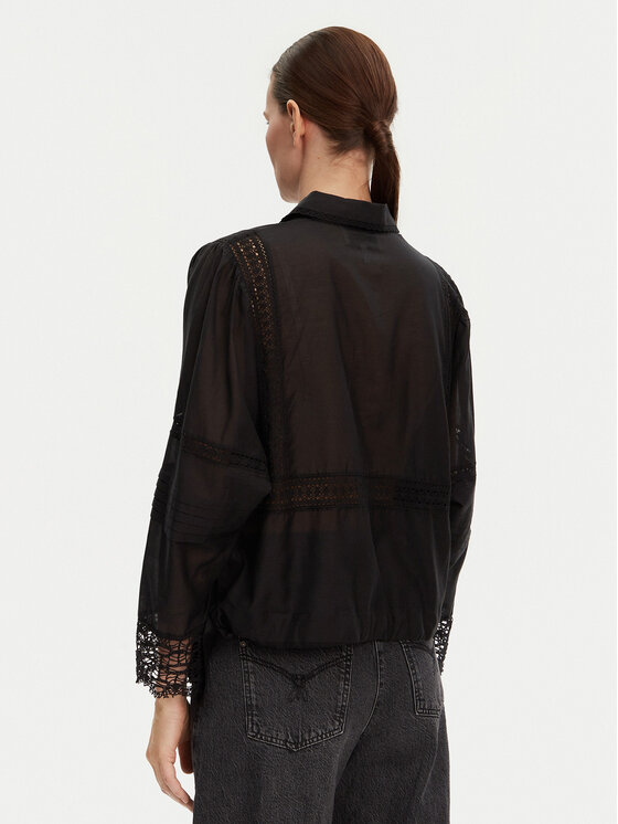 Munthe Munthe Camicia Ferdie 251102025128 Nero Regular Fit