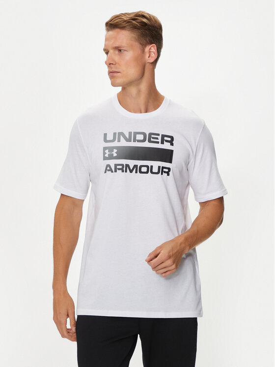 Under Armour T-krekls Ua Team Issue Wordmark 1329582 Balts Regular Fit