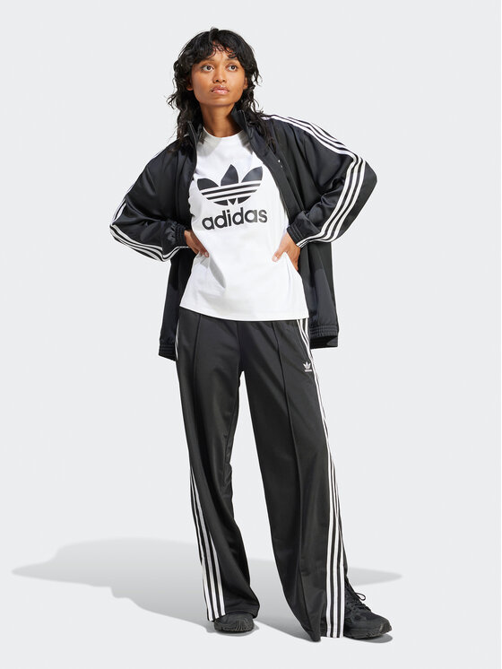 adidas adidas Tricou Trefoil IR9534 Alb Regular Fit