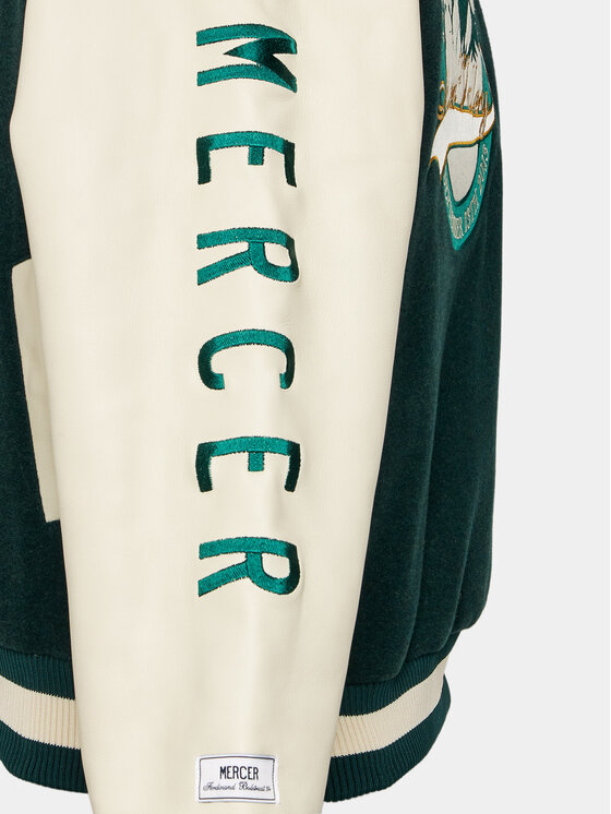 Mercer Amsterdam Mercer Amsterdam Bomber The Varsity MEAP233001 Zelena Regular Fit