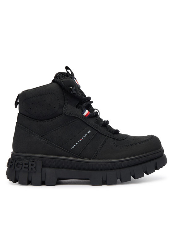 Tommy Hilfiger Tommy Hilfiger Μποτίνια T3X5-34129-1696999 S Μαύρο
