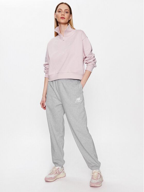 New Balance New Balance Долнище анцуг WP31530 Сив Relaxed Fit