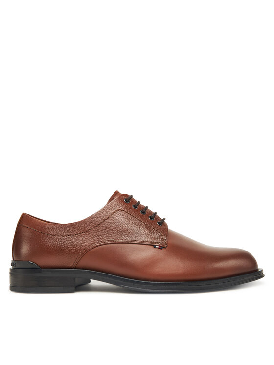 Tommy Hilfiger Tommy Hilfiger Īsi apavi Corporate Hilfiger FM0FM05581 Brūns