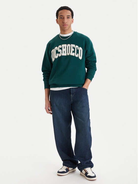 DC Shoes DC Shoes Jeans hlače Worker EDYDP03433 Mornarsko modra Baggy Fit