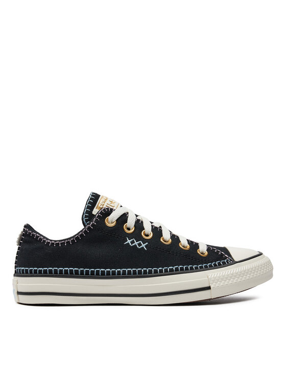 Converse Converse Trampki Chuck Taylor All Star Crafted Stitching Ox A07546C Czarny